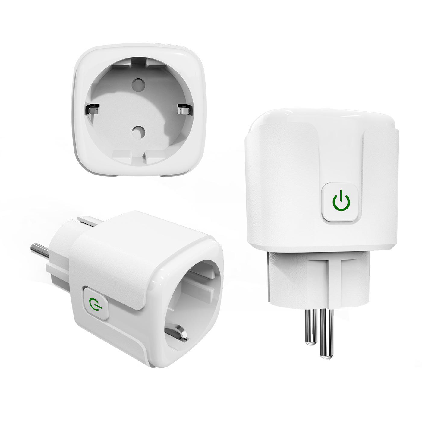 Graffiti WiFi Smart Plug: CE/FCC Certified EU Socket, Alexa Compatible, Mobile Remote Control.
