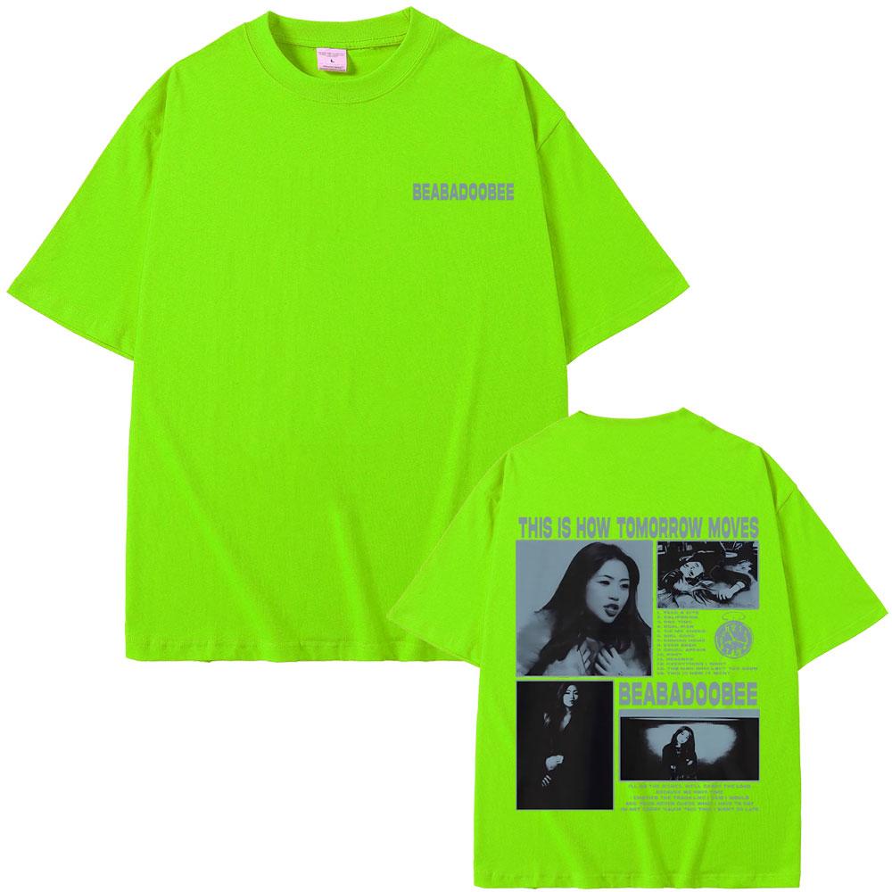 

Beabadoobee This Is How Tomorrow Moves Графическая футболка Мужская Женская Мода Повседневные Футболки Оверсайз Мужские Хлопковые Футболки Подарок для фаната 3XL