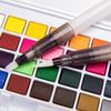 12/18/24/36/48 Colors Travel Water Color Kits Watercolor Paint Set Solid Watercolor Painting Pigment Drawing Supplies