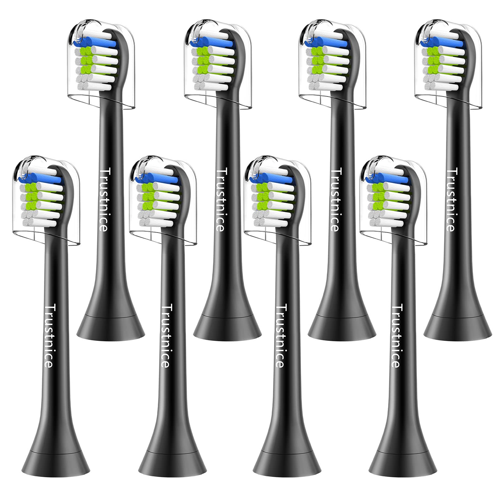 

Trustnice Мини Сменные Щетки для Philips Sonicare Электрические Компактные Сменные Щетки для Philips Мини Черные Зубные Щетки, Sonicare, Маленькие, чёрный
