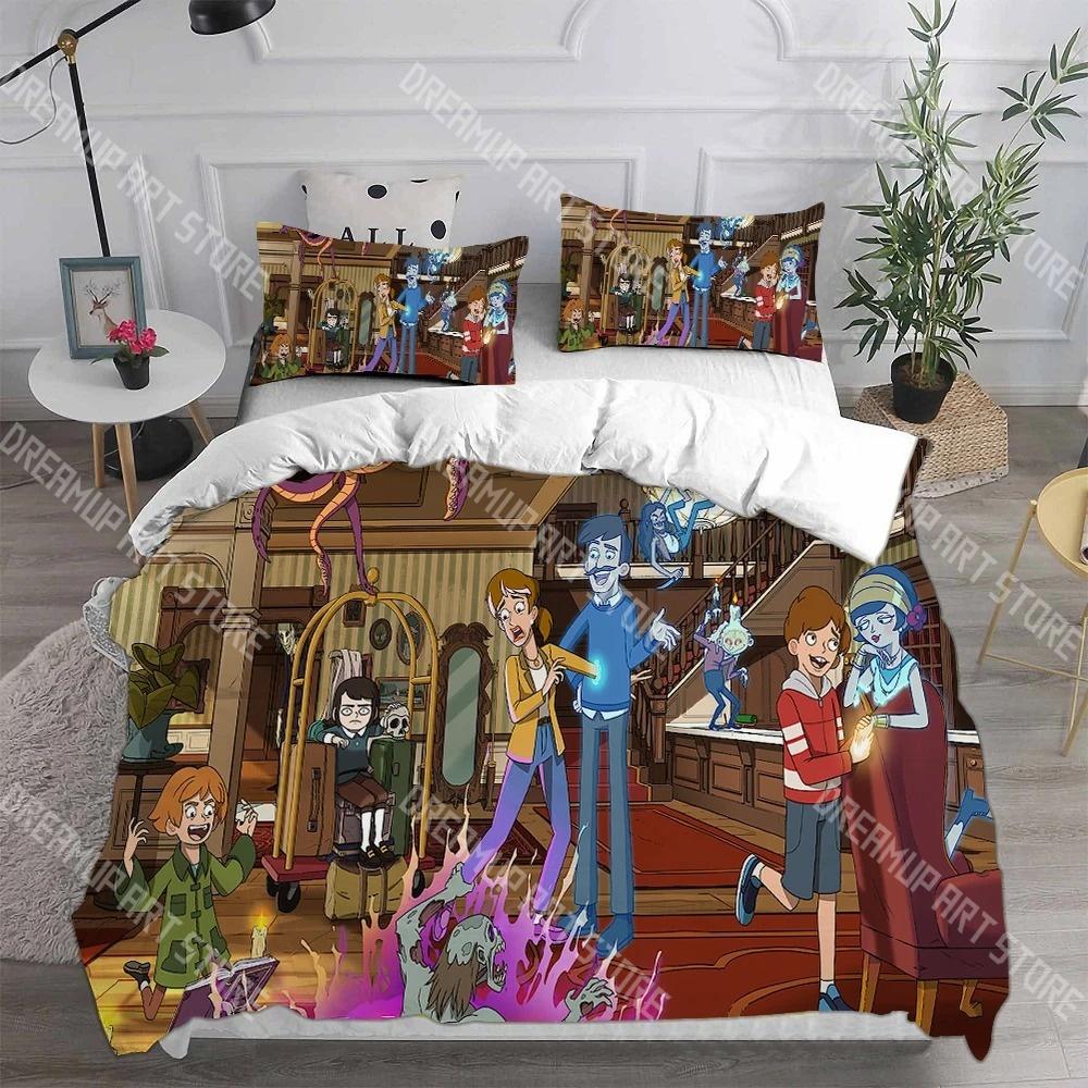 Fashion Hauntedel Season 1 Bedding Set Single Twin Full Queen King Size Bed Set Kids Bedroom Duvetcover Sets Bed Sheet Set