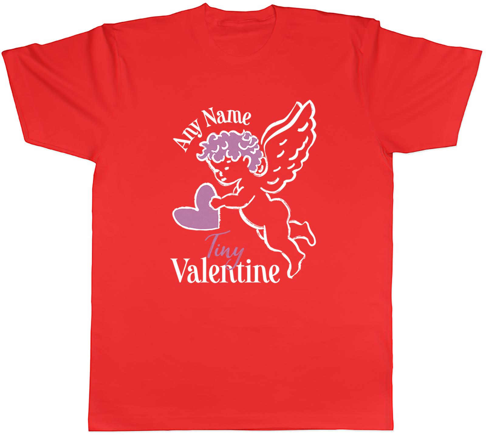 Personalised Any Name Tiny Valentinie Unisexs TShirt Tee Gift Top S