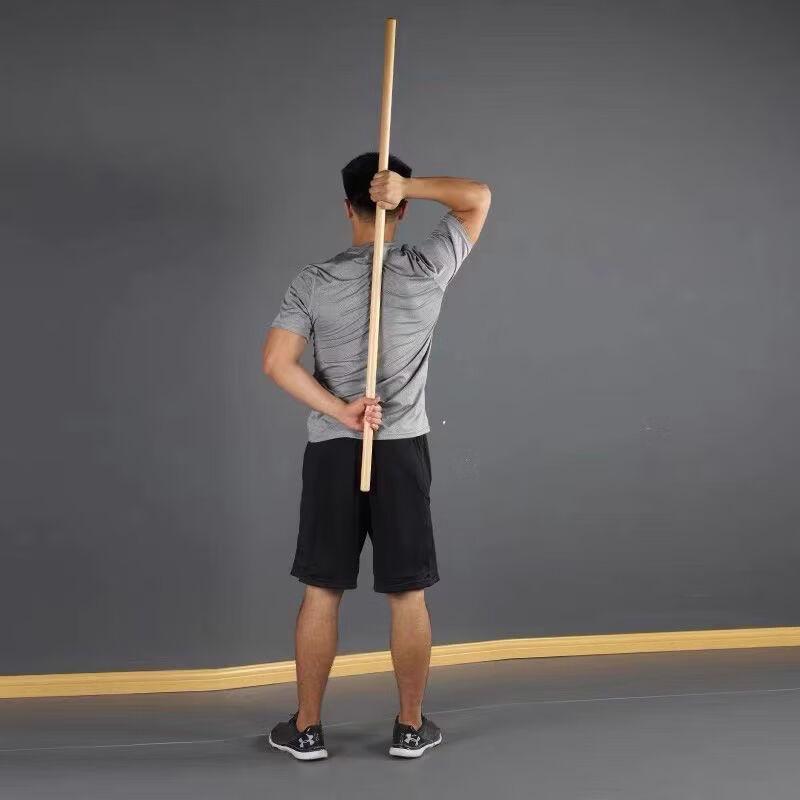 Wooden Fitness & Pilates Posture Correction Stick