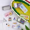 1 Set Novelty Stationery Box Kit Dollhouse Capibala Decoration Adorable Miniature Cartoon Pencil Case Box For Cute Room Decor