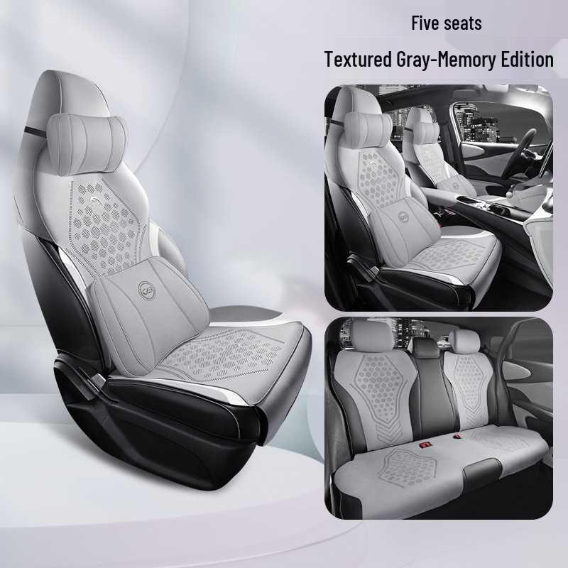 Fashion Edition 2025 Dolphin Car Seat Cushion, 420km Model, Suede Saddle Pad Half-Cover.