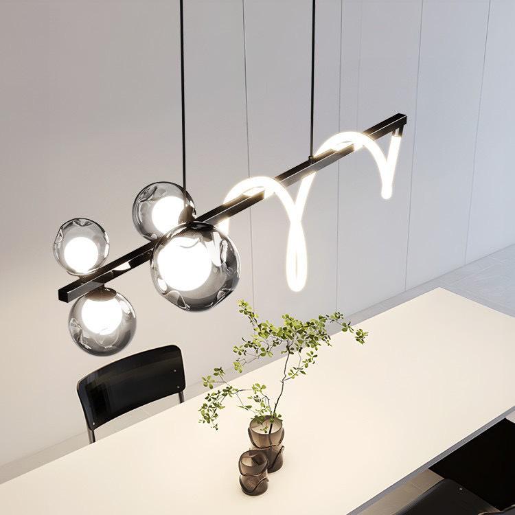 Luxury Glass Pendant Light for Dining Rooms and Bars