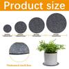 A95I-Waterproof 24PCS Absorbent Plant Coasters Mat, 4/6/8/10 Inch Reversible Round Fabric Plant Coasters And Plant Saucers