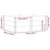 VidaXL Colliers de palette 3 pcs 150x100 cm bois de pin solide 3295382