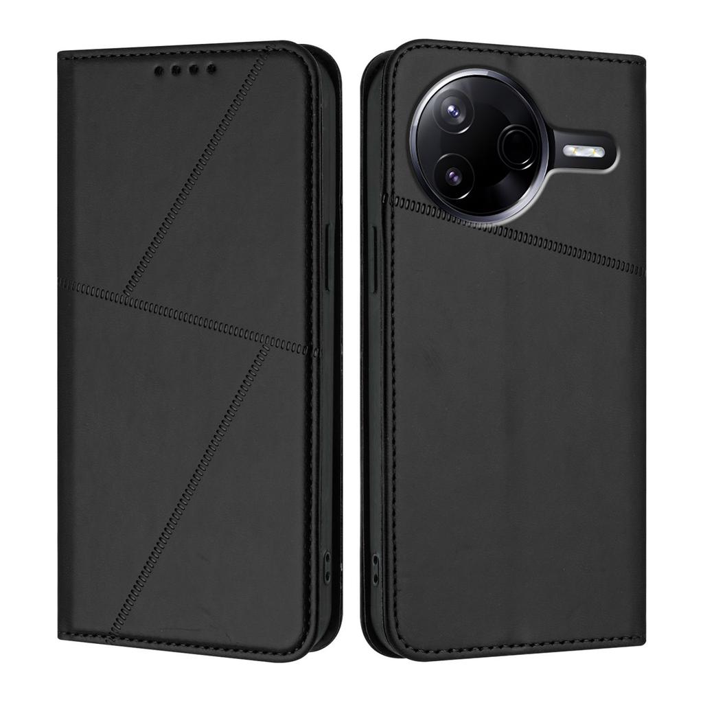 For Xiaomi Poco F7 Pro 5G/Xiaomi Redmi K80 5G Wallet Case Magnetic Closure Leather Flip Phone Cover with Stand