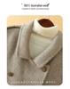 Elegant Double-Breasted Mid-Length Women's Wool Coat in Solid Color - Autumn/Winter Small Fragrance Style