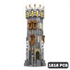 MOC Medieval Wizard Tower Magic Castle Street View Building Blocks Creative Construction Bricks Toys Kids Adults Christmas Gifts