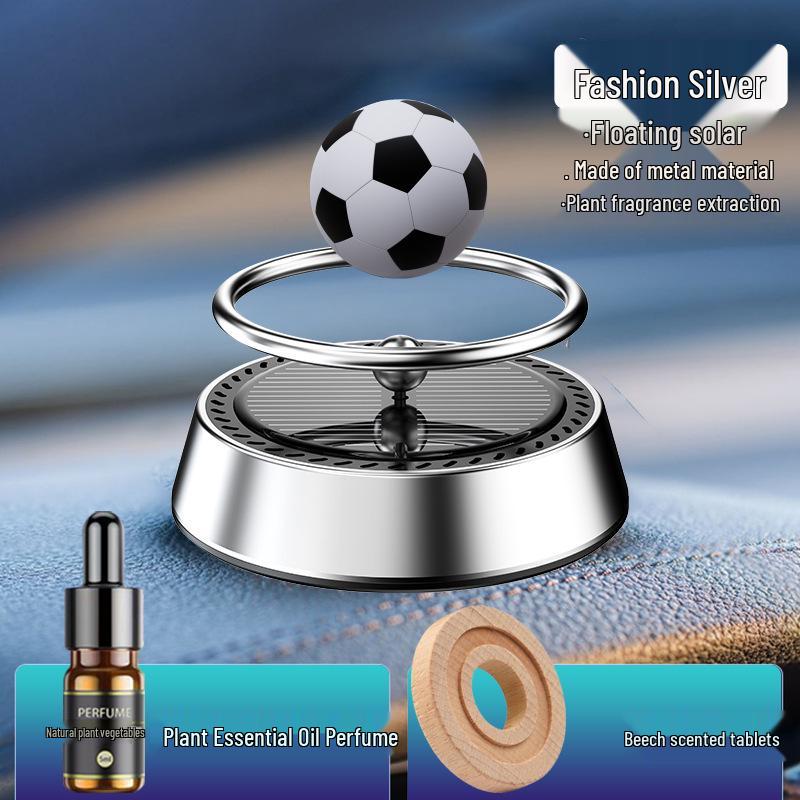 Solar Aromatherapy Planet Console Car Ornament with Long-Lasting Fragrance