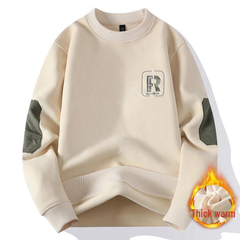 

Мужской повседневный теплый бархатный свитер-пуловер M