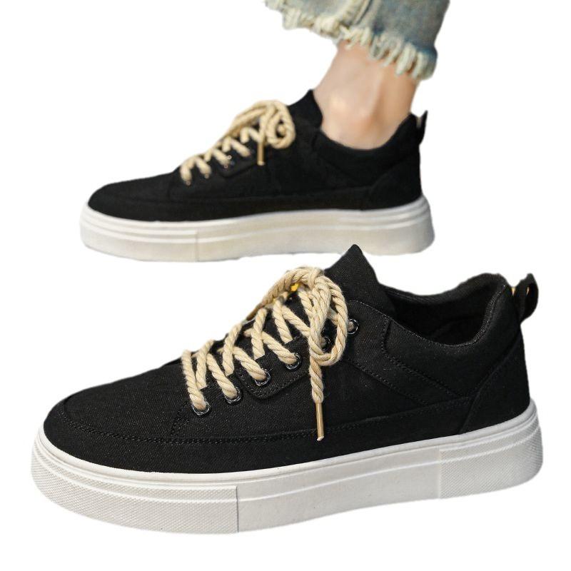 Canvas Shoes Men's Summer New Men's Shoes Trend Versatile Casual Shoes Men's Breathable Sports Shoes Men's Trendy Shoes