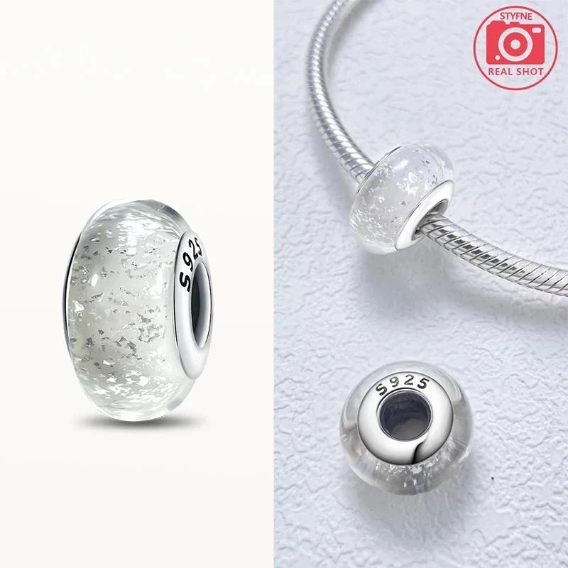 Coppereffervescence Murano Glass Original Colored Beads Fit Original Charm Bracelet Fine Jewelry Diy Giftsfor Women