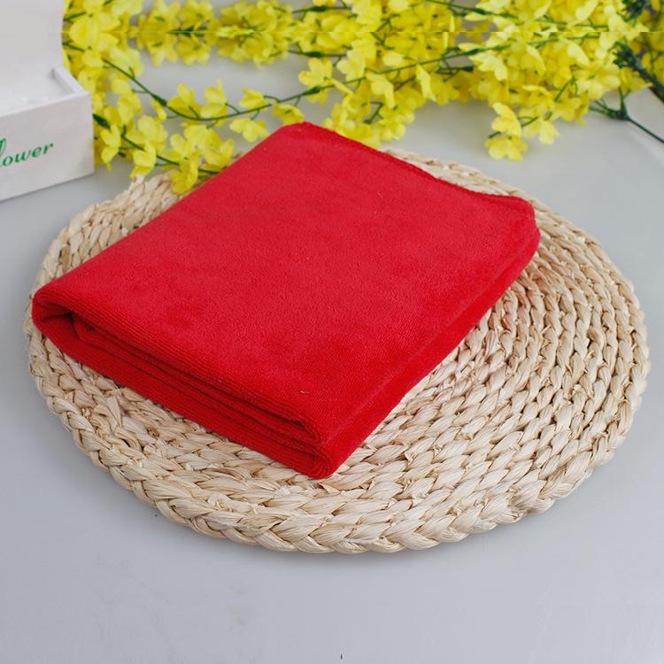 

Премиальное полотенце из микрофибры для мытья автомобиля 420 г/м² - Впитывающее и утолщенное 30x30 cm красный