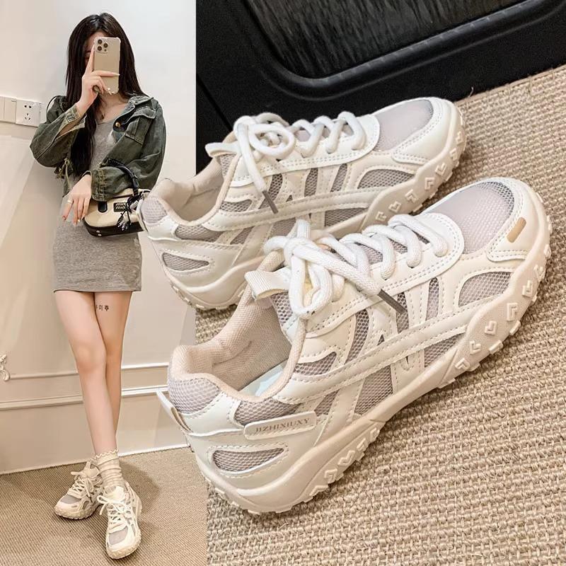 Dad Shoes Women's Summer Mesh Breathable Mesh Shoes Casual Versatile Sports Shoes