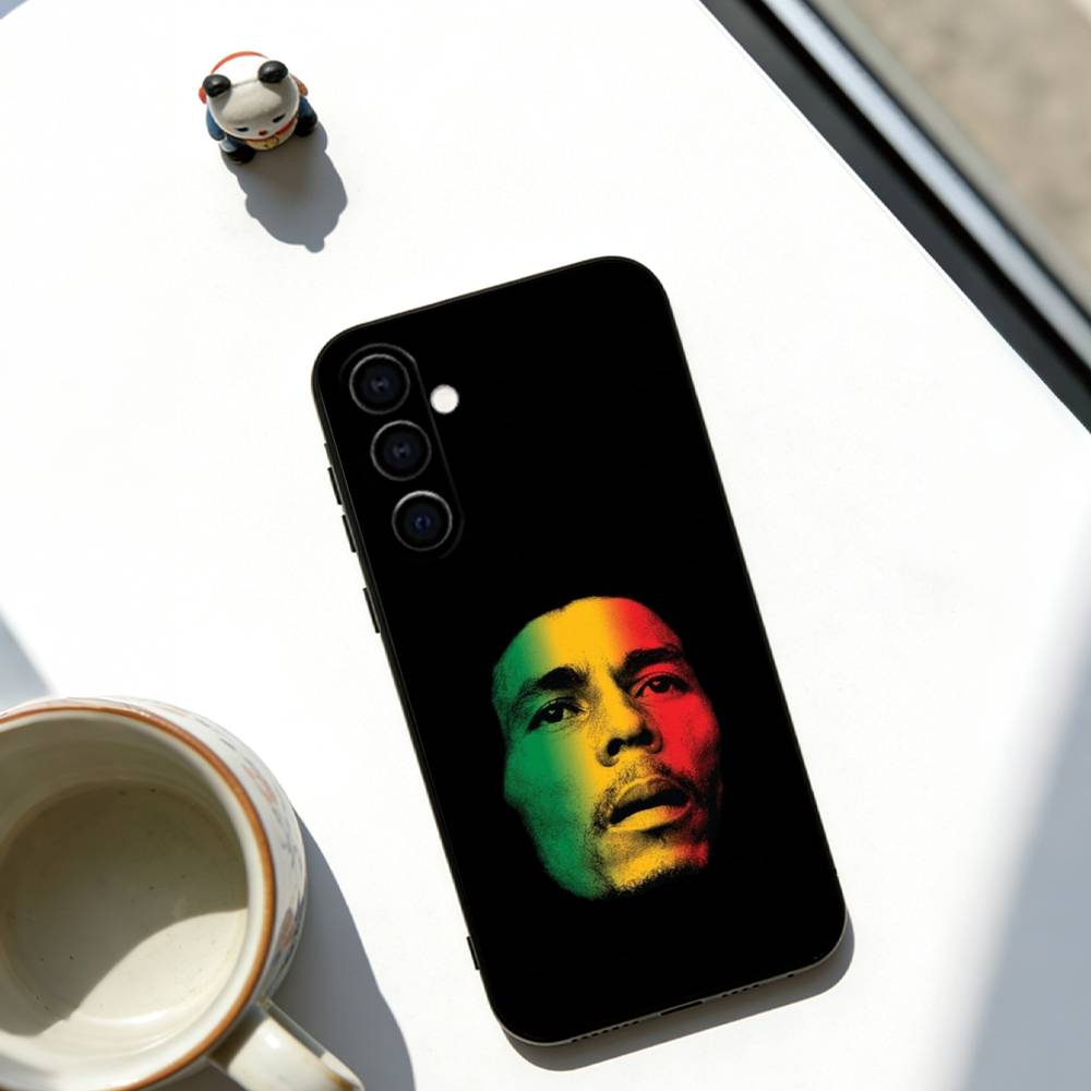 Bob Marley Singer Phone Case Soft black For Samsung Galaxy A73,A72,A71,A70,A53,A52,A51