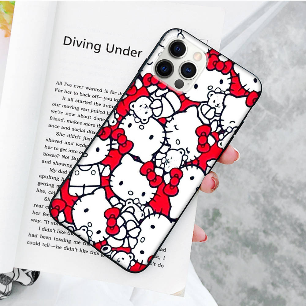 

Чехол JZ19 Hello KittyBlack Sofe для Xiaomi Poco X6 X4 M5 M6 F5 F6 C65 C55 C50 C51 C40 Pro Redmi 14C A3X 13C 12C 11T 10A 9C Note 7 6 8A Plus Redmi S2 капри