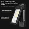 600 LM Brightness COB LED Work Light 1200 mAh Battery LED Warning Light Spot Lights  Camping Light