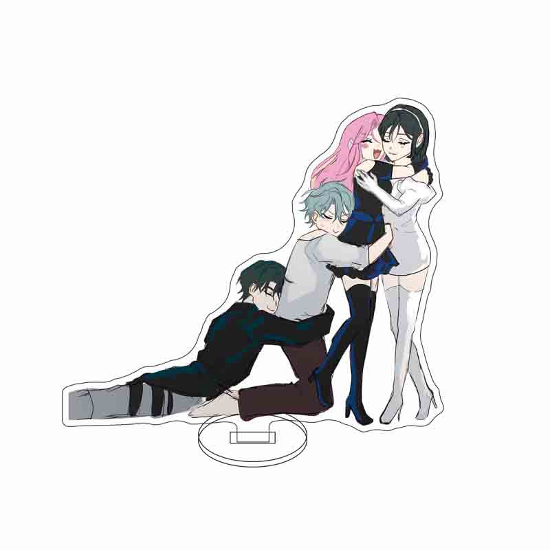Alien Stage Till IVAN Luka Acrylic Stand Model Plate Decoration Originality Desk Figure Display Fan Gift Cartoon Couple Product