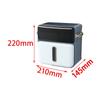 Multifunction Tissue Box Holder , Dispenser Accessories with Shelf Organizer Roll for Hotel