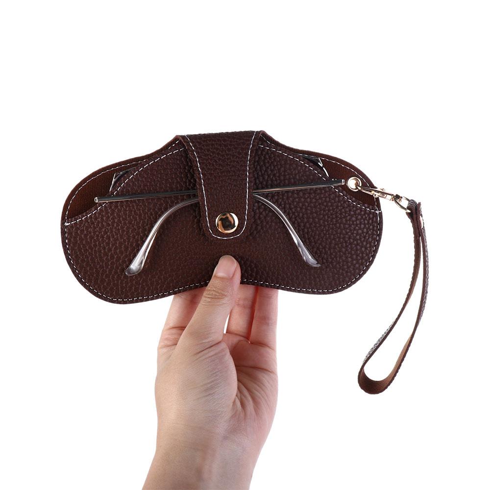 Reading Glasses Female Eyewear Protector Eyewear Pouch PU Leather Glasses Case Sunglasses Pouch