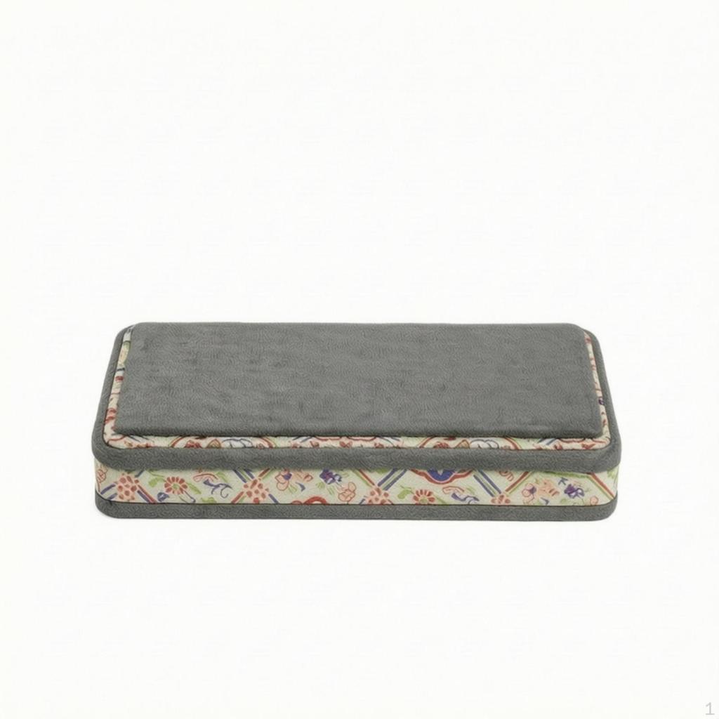 Jewelry Display Tray Velvet with Fabric Top SoftTouch for Collectors, Vanity, Dressing