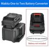 2In1 Parallel Circuits Battery Adapter Converter For 18V Bl1830/1840/1850/1860 Electric Power Drill Accessories Tools