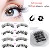 SK SKONHED 4 Pcs Sexy Long Cilia Glue-free Triple Magnet Extension Tools False Eyelashes Cross Wispy