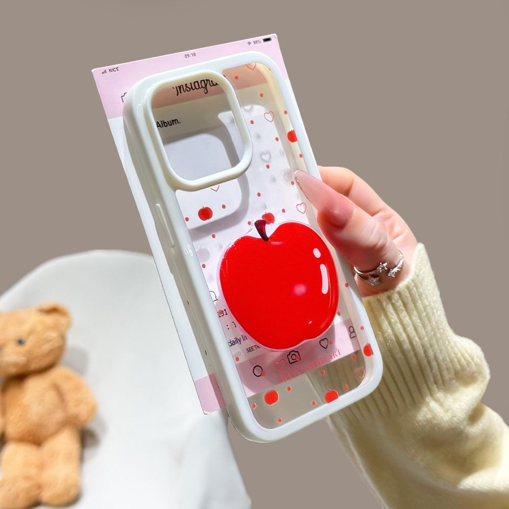 Applicable to iPhone17promax mobile phone case Apple 16/15 all-inclusive acrylic transparent case 14/13 anti-drop 12