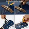 summina Guitar Maintenance Tool Set with String Organizer, Action Gauge and Hex Keys