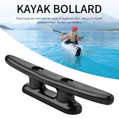 1PC Nylon Plastic Low Flat Cleat Open Base Cleat Marine Boat Yacht Deck Line Rope Tie Boat Hardware Accessories
