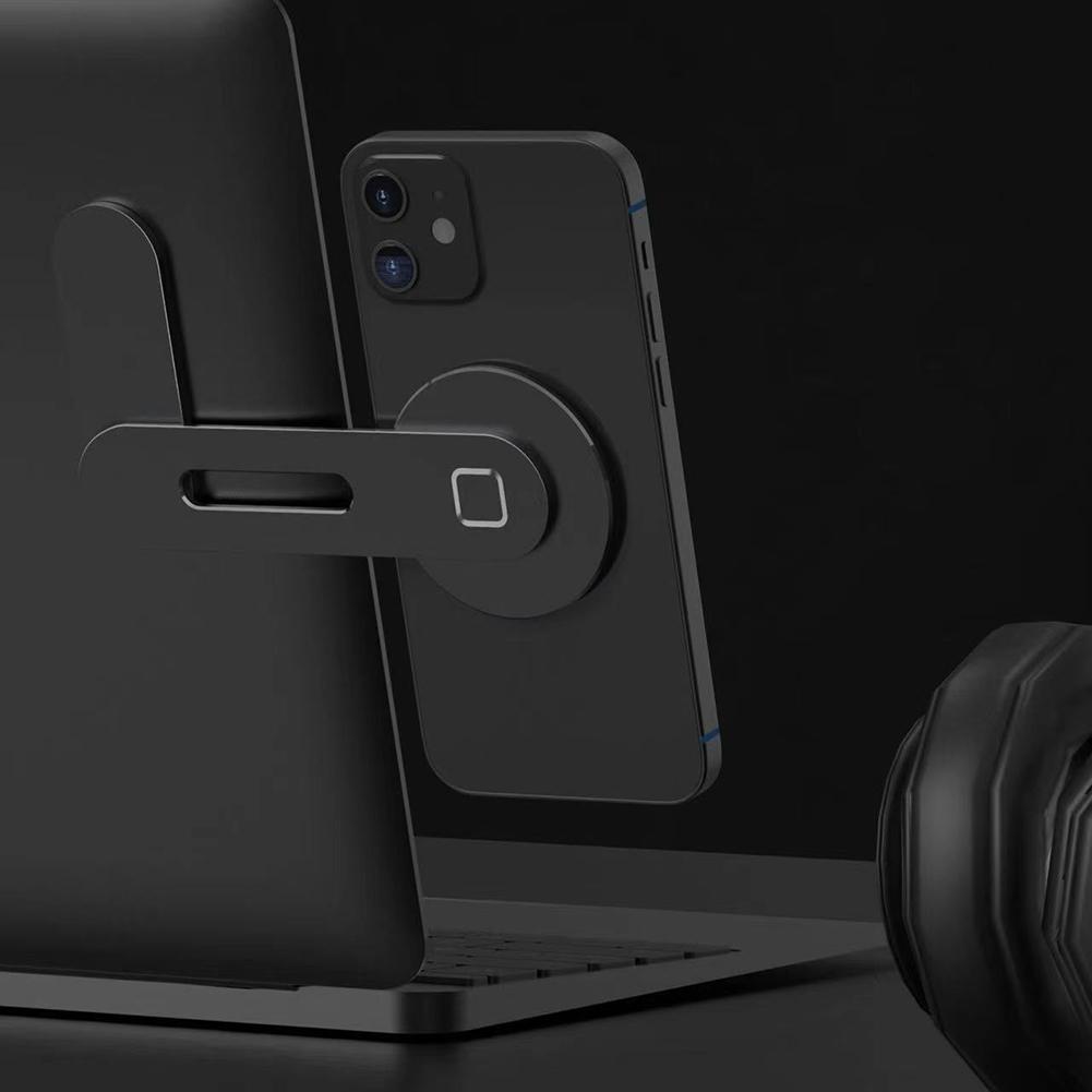 

Магнітний тримач для телефону для Magsafe iPhone 14 13 12 Pro Max Підставка для телефону на ноутбук Continuity Flip Магніт Бічне кріплення для монітора