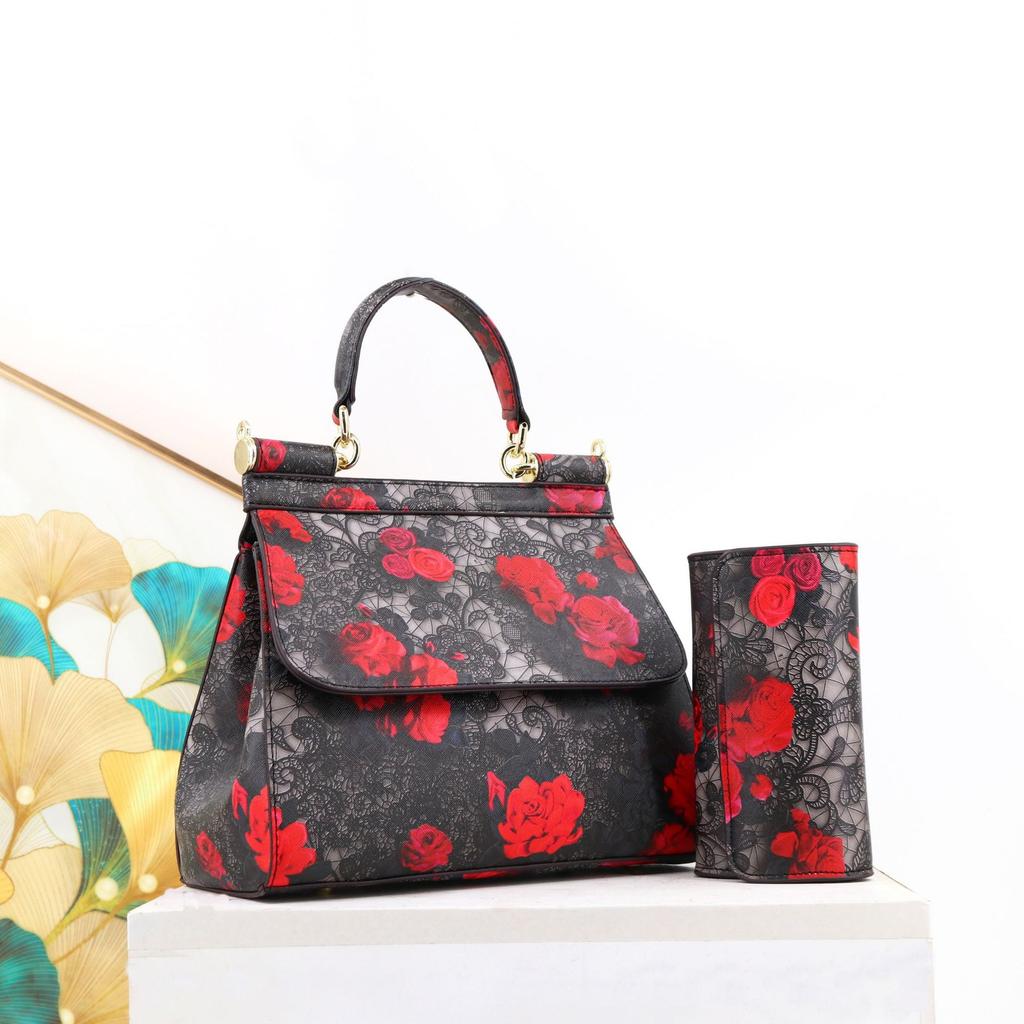 Printed Women'S Bag Light Luxury Bag Ladieshandbag Design Bucket
