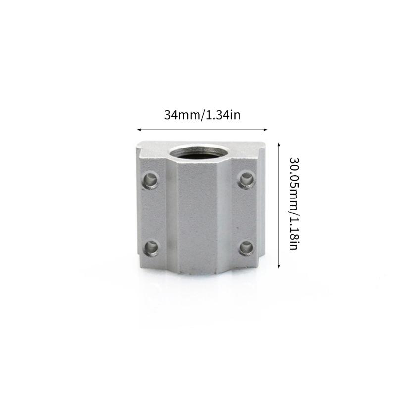 Aluminum Linear Guide Rail Bearing SC8 SC8UU SCS8UU For Automated Equipment 3D Printing