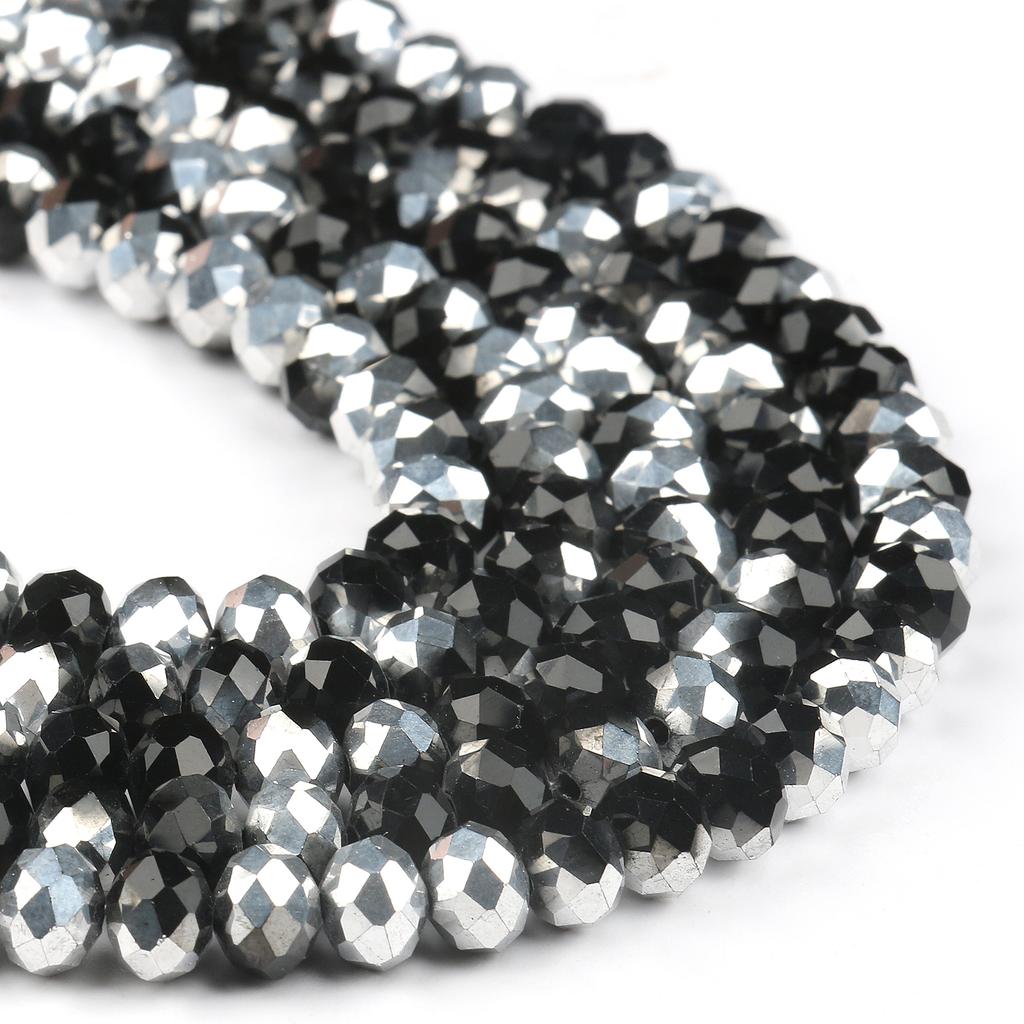 3 4 6 8mm Facettierte Rondelle Kristallglasperlen Österreich Kristall Abstandshalter Lose Perlen Für Schmuckherstellung DIY Armband Anhänger Zubehör