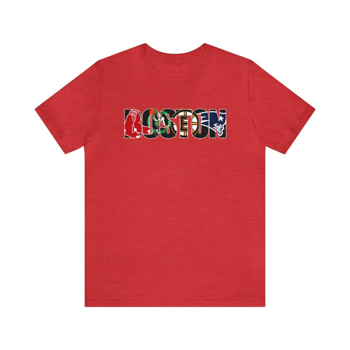 Men s and Women s T-shirts Boston sports teams mash up XS