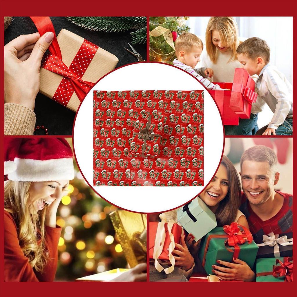 Christmas Gift Wrapping Papers 76x91cm Gift Flowers Bouquet Packaging Paper Roll For Party Celebration Birthday
