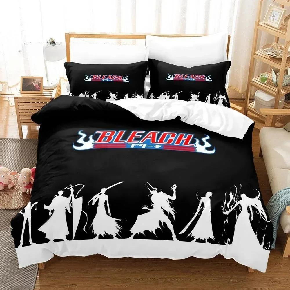 Comforter New 3D Print Anime Bed Bleach Bedding Set Single Twin Full Queen King Size Bed Set Adult Kid Bedroom S