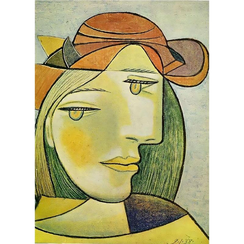 Abstrakte Kunst Pablo Picasso, klassisches Kunstwerk, Poster, Leinwand, Gemälde, Vintage-Wandkunst für das moderne Museum, Galerien,