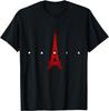 City of Paris France T-Shirt  I Love Paris Eiffel Tower France French Souvenir T-Shirt Print On Demand Streetwear Clothing