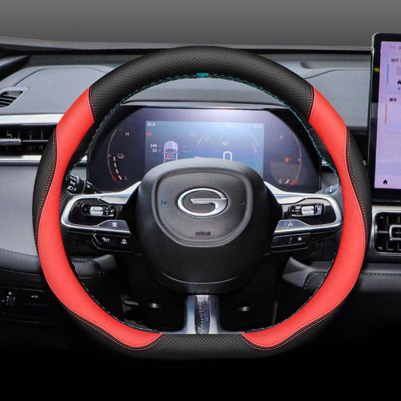 For GAC GS4 Trumpchi GS4 Max PLUS 2026 2026 D Type Leather Car Steering Wheel Cover Comfortable Handle Case Interior Accessories