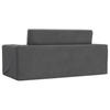 Kids  Sleeper Sofa 2 Seater Anthracite Soft Plush