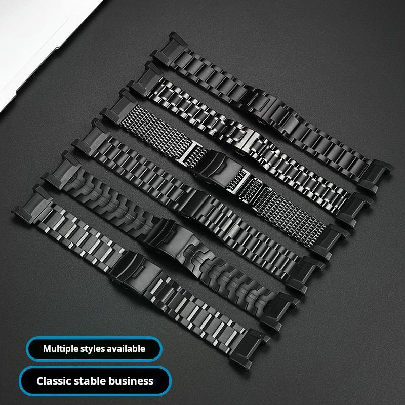 GWG B1000 solid stainless steel strap bracelet For G-SHOCK Casio GWG-B1000-1A third generation Mud King modified Metal watchband