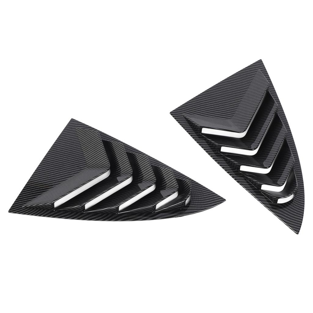 2Pcs Car Rear Window Shutter Cover Trim Stylish Look Window Louver Side Vent Trim Replacement for     2023 and Later