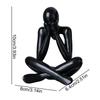 Denker Abstracte Standbeelden Sculpturen Figuur Woonkamer Huisdecoratie Bureau Ornamenten
