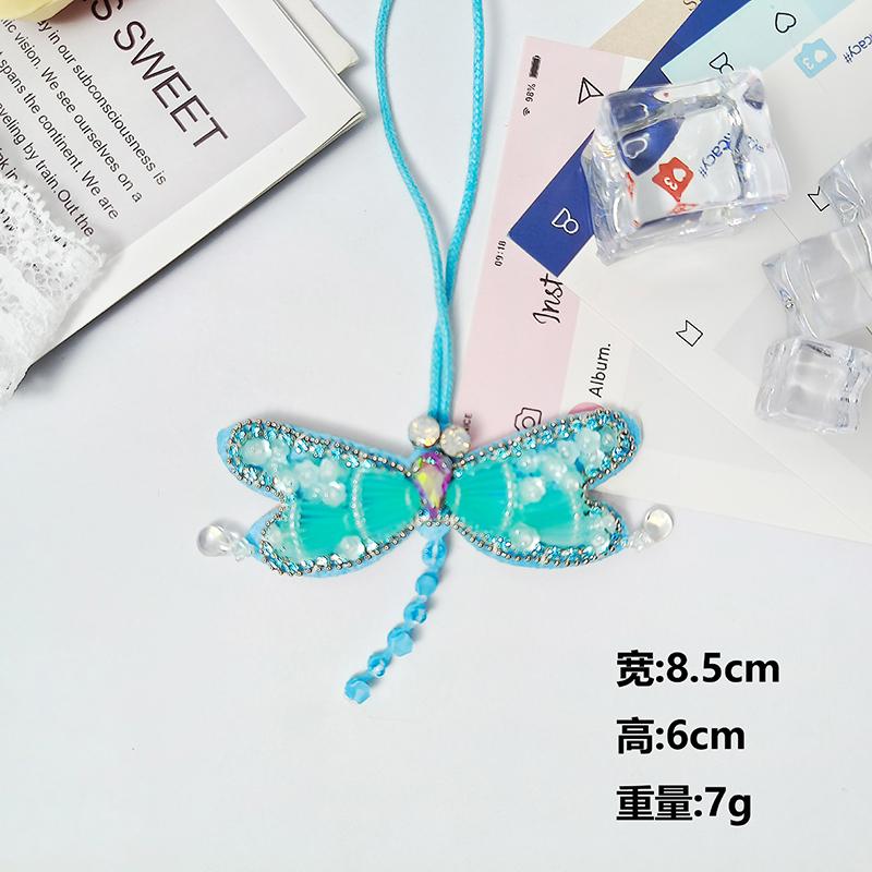 DIY Felt Patch Brooch Pearls Tassels Handmade Rhinestone Beaded Coconut Tree Crystal Bag Lanyard Patch Beading Applique Patch