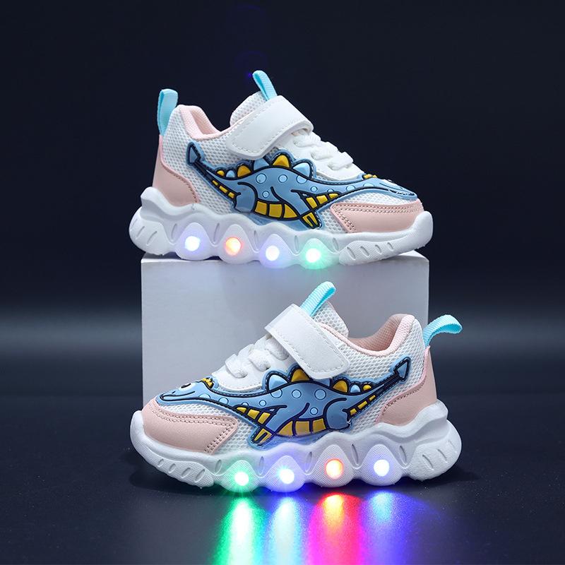 2025 New LED Children's Trainers Boys and Girls Tennis Shoes Sports Shoes for Toddlers Child Kids Sneakers