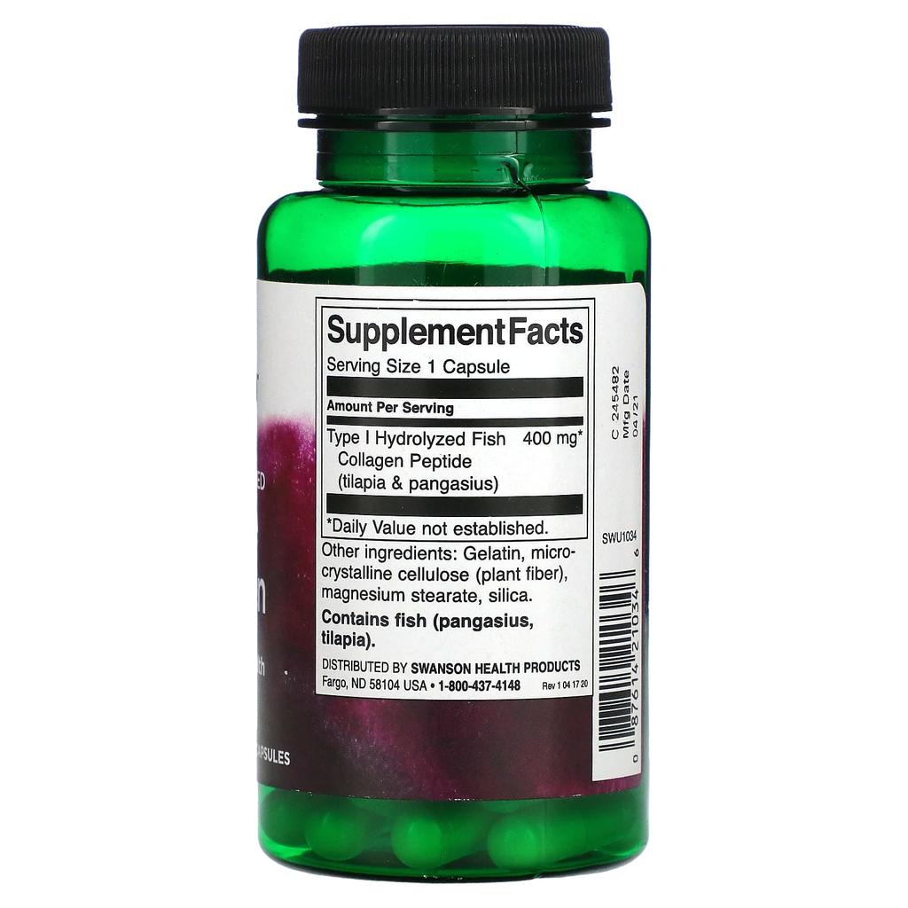 Marines Kollagen, 400 mg, 60 Kapseln